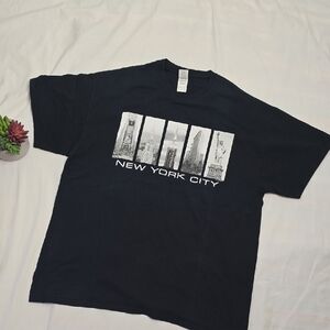 Gildan Black New York City NYC Shirt Sz XL